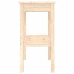 Stolik konsolowy, 80x40x75 cm, lite drewno sosnowe