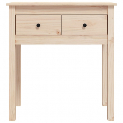 Stolik konsolowy, 70x35x75 cm, lite drewno sosnowe