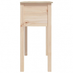 Stolik konsolowy, 70x35x75 cm, lite drewno sosnowe