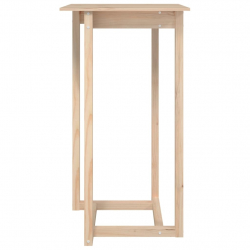 Stolik barowy, 60x60x110 cm, lite drewno sosnowe