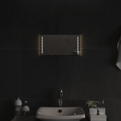 Lustro łazienkowe z LED, 20x40 cm