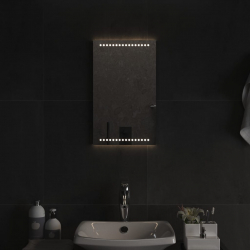 Lustro łazienkowe z LED, 30x50 cm