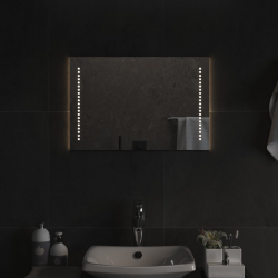 Lustro łazienkowe z LED, 40x60 cm