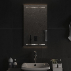 Lustro łazienkowe z LED, 40x70 cm