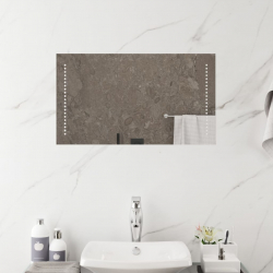 Lustro łazienkowe z LED, 40x70 cm