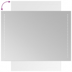 Lustro łazienkowe z LED, 50x70 cm