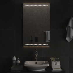 Lustro łazienkowe z LED, 50x80 cm