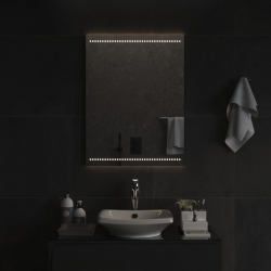 Lustro łazienkowe z LED, 60x80 cm