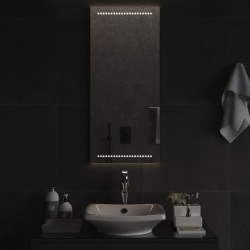 Lustro łazienkowe z LED, 40x90 cm