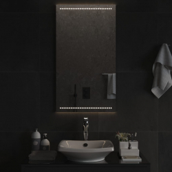 Lustro łazienkowe z LED, 50x90 cm