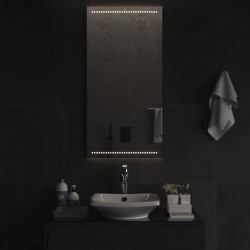 Lustro łazienkowe z LED, 50x100 cm