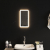 Lustro łazienkowe z LED, 20x40 cm