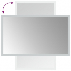 Lustro łazienkowe z LED, 30x50 cm