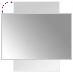 Lustro łazienkowe z LED, 60x90 cm
