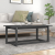 Stolik kawowy, szary, 110x55x45 cm, lite drewno sosnowe
