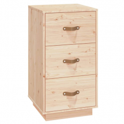 Szafka nocna, 40x40x75 cm, lite drewno sosnowe