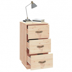 Szafka nocna, 40x40x75 cm, lite drewno sosnowe