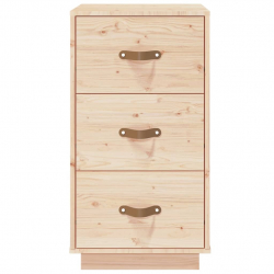 Szafka nocna, 40x40x75 cm, lite drewno sosnowe