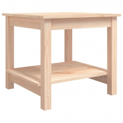 Stolik kawowy, 50x50x45 cm, lite drewno sosnowe
