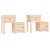Szafki nocne, 2 szt., 79,5x38x65,5 cm, lite drewno sosnowe