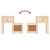 Szafki nocne, 2 szt., 79,5x38x65,5 cm, lite drewno sosnowe