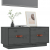 Szafka pod TV, szara, 80x34x35 cm, lite drewno sosnowe