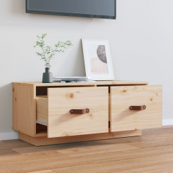 Szafka pod telewizor, 80x34x35 cm, lite drewno sosnowe