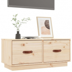 Szafka pod telewizor, 80x34x35 cm, lite drewno sosnowe