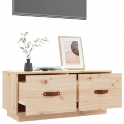 Szafka pod telewizor, 80x34x35 cm, lite drewno sosnowe