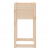 Donice, 2 szt., 40x40x81 cm, lite drewno sosnowe