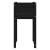 Donice, 2 szt., czarny, 40x40x81 cm, lite drewno sosnowe