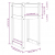 Donice, 2 szt., czarny, 40x40x81 cm, lite drewno sosnowe