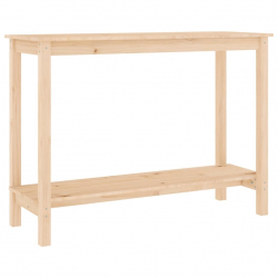 Stolik konsolowy, 110x40x80 cm, lite drewno sosnowe