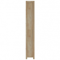Regał z 7 półkami, 80x30x200 cm, lite drewno akacjowe