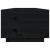 Stolik kawowy, czarny, 80x50x35,5 cm, lite drewno sosnowe
