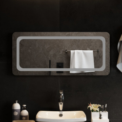 Lustro łazienkowe z LED, 90x40 cm