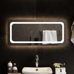 Lustro łazienkowe z LED, 90x40 cm