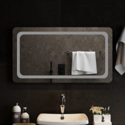 Lustro łazienkowe z LED, 90x50 cm