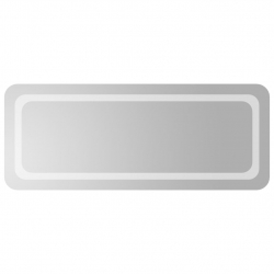 Lustro łazienkowe z LED, 100x40 cm