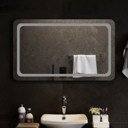 Lustro łazienkowe z LED, 100x60 cm