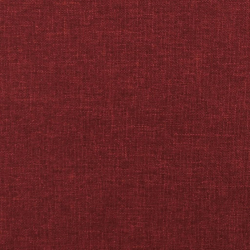 Fotel z podnóżkiem, winna czerwień, obity tkaniną