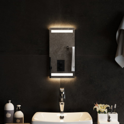Lustro łazienkowe z LED, 20x40 cm