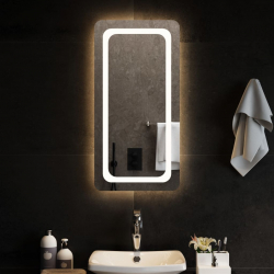 Lustro łazienkowe z LED, 40x80 cm