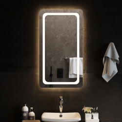 Lustro łazienkowe z LED, 50x90 cm