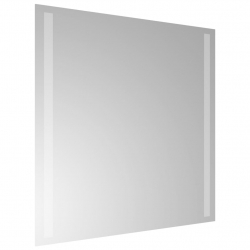Lustro łazienkowe z LED, 50x50 cm