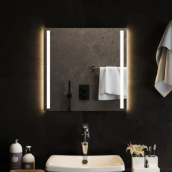 Lustro łazienkowe z LED, 50x50 cm