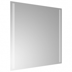 Lustro łazienkowe z LED, 60x60 cm