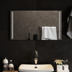 Lustro łazienkowe z LED, 70x40 cm