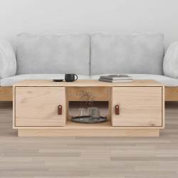 Stolik kawowy, 100x50x35 cm, lite drewno sosnowe