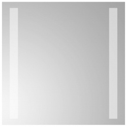 Lustro łazienkowe z LED, 30x30 cm